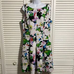 American Living Multicolor Floral Midi Dress